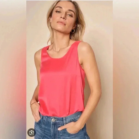 Mos  Mosh | Astrid Silk Tank Top - Picture 1 of 9